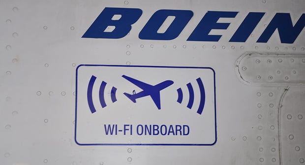 Boeing airplane equipped with Gogo inflight wi-fi - Airtran