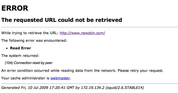Gogo site blocking with Squid