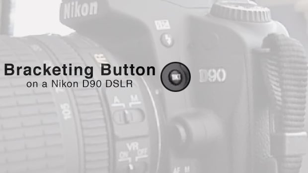 The Bracketing (BKT) Button on a Nikon D90 DSLR Camera