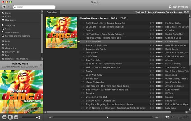 Spotify Album View