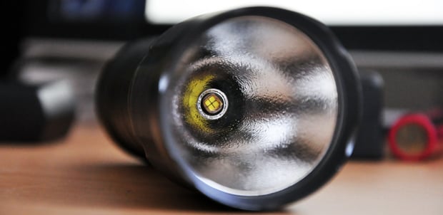 Legion II reflector and LED close-up