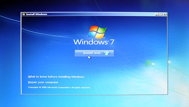 Installing Windows 7 Ultimate