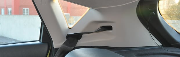 Attention to detail - Fiesta rear seat belt holder