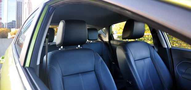 Ford Fiesta interior - front seats