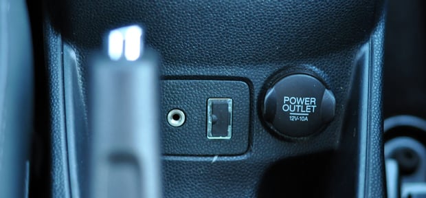 Ford Fiesta AUX and USB connections
