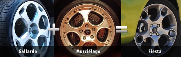 Ford Fiesta - Lamborghini Inspired Wheels?