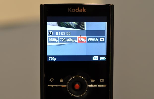 Video Recording Sizes on the Kodak Zi8