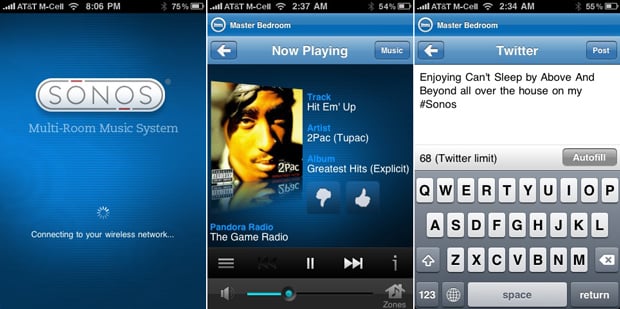 Sonos Controller iPhone App Screenshots