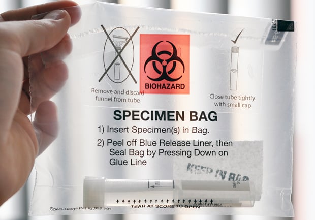 23andMe specimen bag