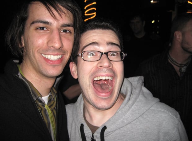 Chris Pirillo and Paul Stamatiou at The Belmong