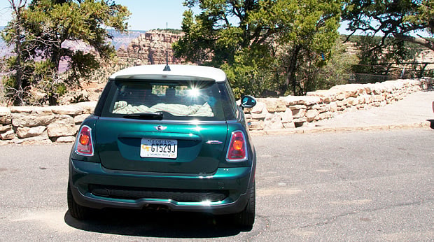 Parked at The Grand Canyon South Rim