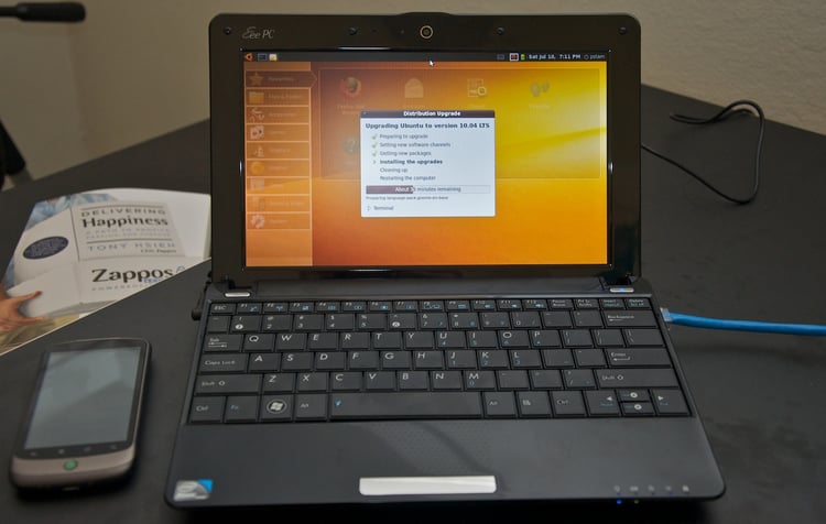 Asus Eee PC 1005HA installing Ubuntu