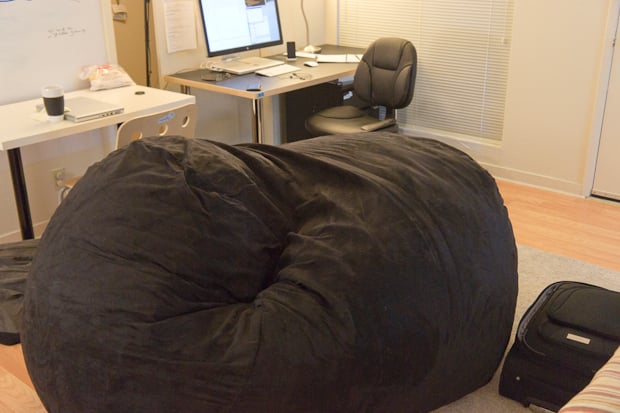 Comfy Sack at Notifo HQ