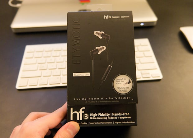 etymotic hf3 retail packaging