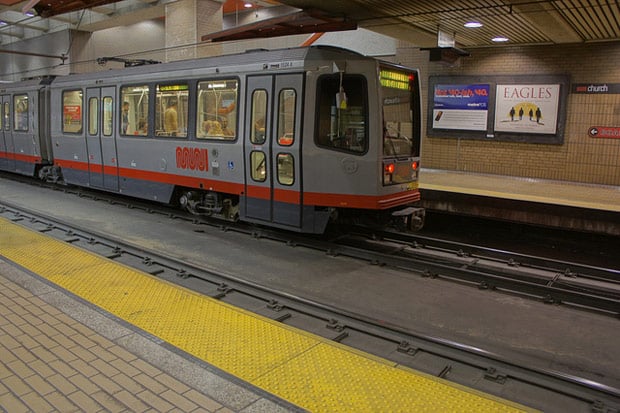 MUNI Train in HDR