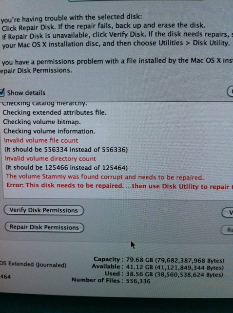 Intel X25m SSD corrupt