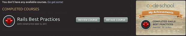 Completed rails best practices code school
