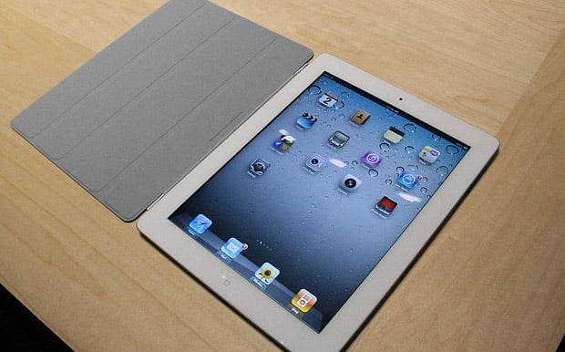 White iPad 2