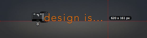 Design is graphic - photoshop and xscope