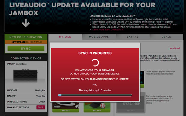 Jawbone jambox updater