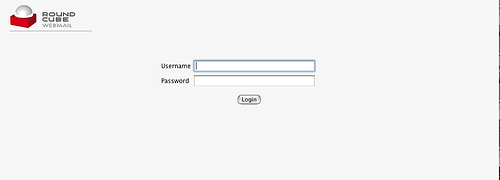 RoundCube Login Page