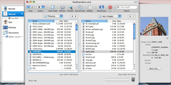 transmit ftp mac os x high sierra