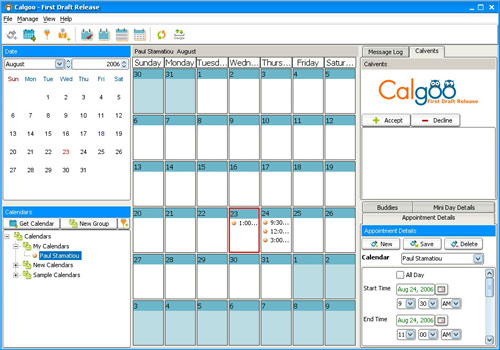 can the google calendar app for windows