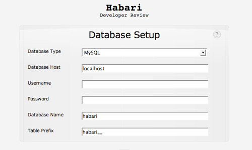 Habari Setup