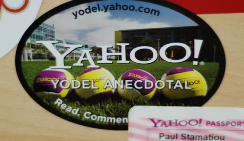 Yahoo! Yodel Anecdotal blog