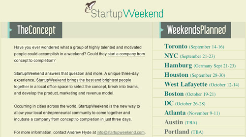 Startup Weekend