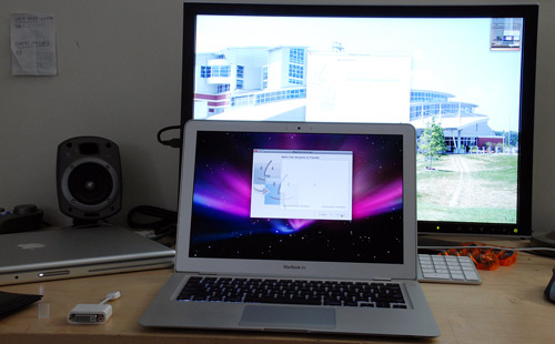 MacBook Air on Desk