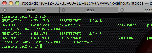 EC2 Instances Terminated