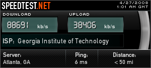 Georgia Tech Bandwidth Test