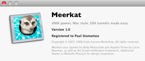 About Meerkat. SSH Tunnels Made Easy