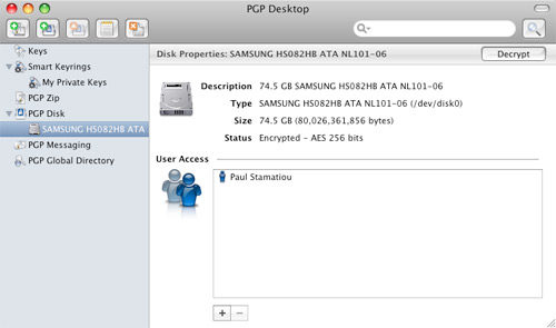 PGP Whole Disk Encryption Complete