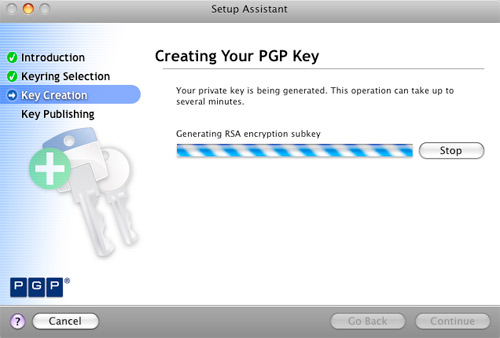 PGP Key Creation