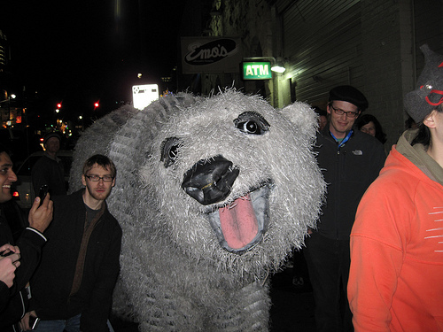 Snowflake in Austin, Texas during SXSWi 2009