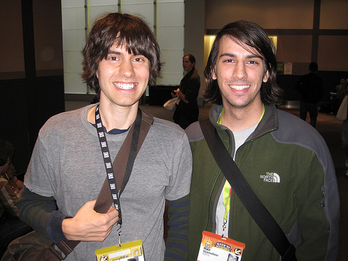 Ricky Van Veen and Paul Stamatiou at SXSWi 2009