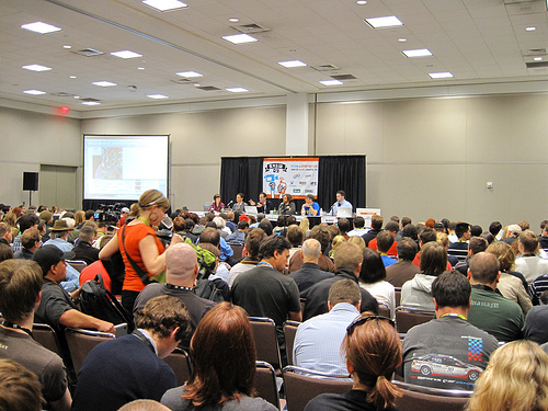 a typical packed SXSWi panel