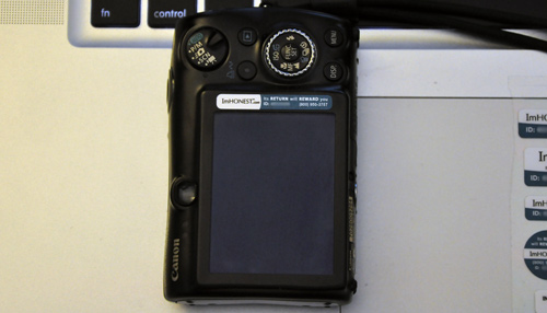 IMHonest-equipped Canon SD990 IS