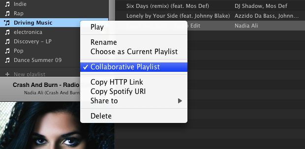 collaborative playlist spotify