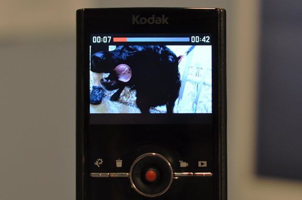 Video playback on the Kodak Zi8