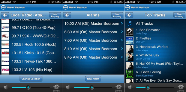 Sonos Controller iPhone App Screenshots