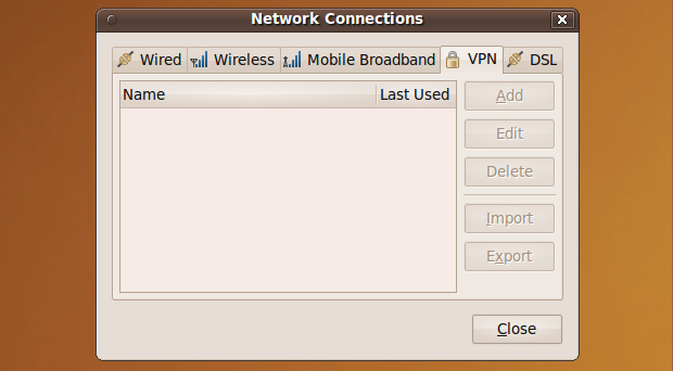 Add VPN Connection - Ubuntu