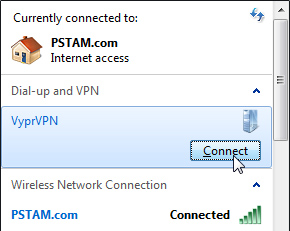 Connect to networks - Windows 7