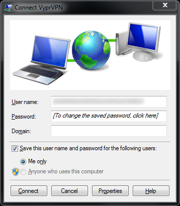 Connect to VPN - Windows 7