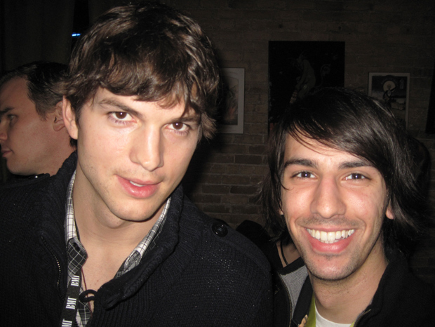 Ashton Kutcher and Paul Stamatiou