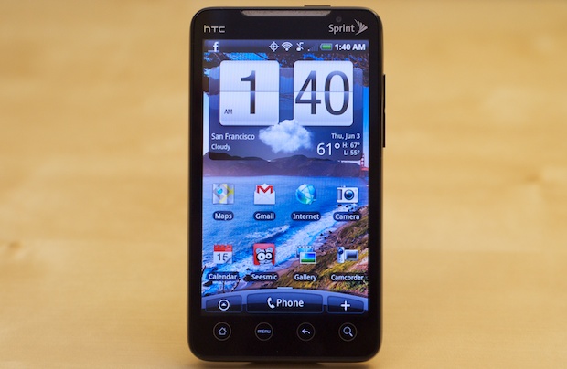 Sprint HTC EVO 4G phone on