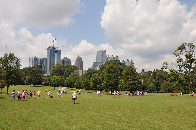 Piedmont Park in Midtown Atlanta