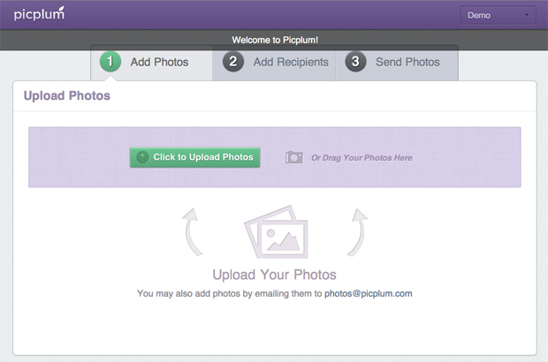 Picplum Onboarding - First Login